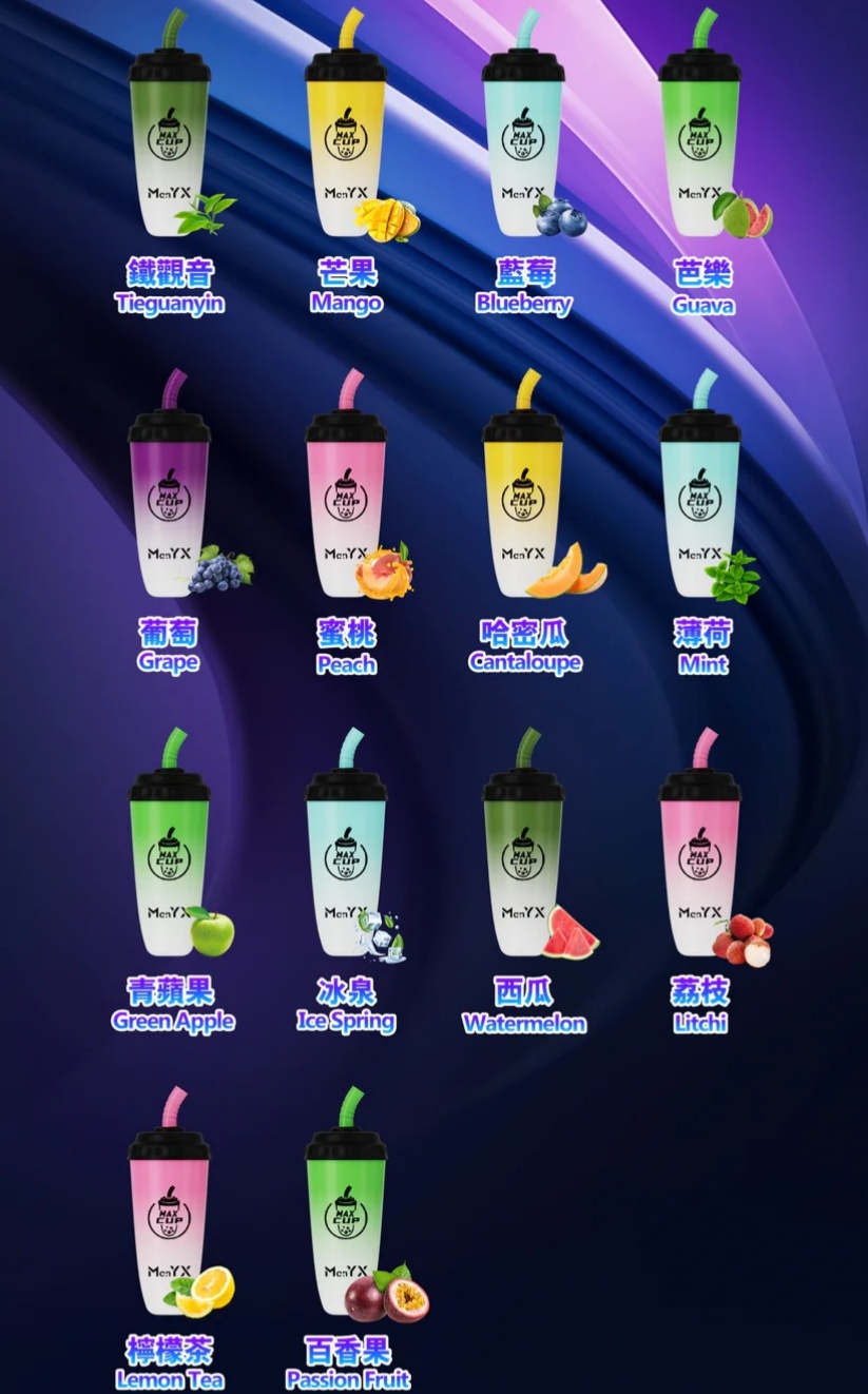 奶茶杯電子煙 Manyx蠻夷熊6000口 拋棄式/一次性電子煙 現貨