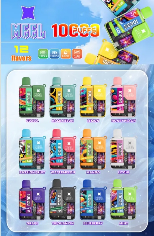 拋棄式電子煙 MEEL拋棄式10000口 新品現貨一次性電子煙